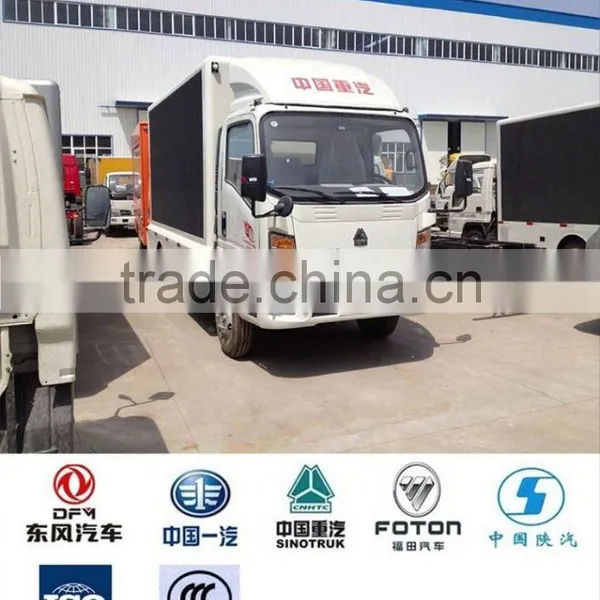 HOWO LED Advertising Truck,4x2 Mobile Truck Led tv Screen photo-4