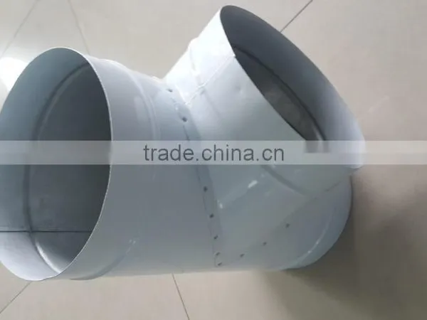 Hydroponics Growing HVAC System Flexible T Type 3-Way Branches Round Connector for Spiral Hose Pipe Ducting Fittings photo-3