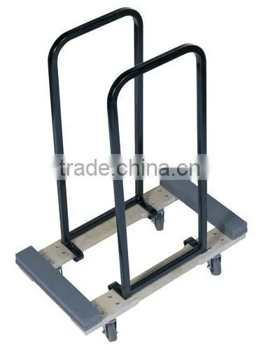 Panel Cart With 3 Uprights , 6 x2 " Swivel Heavy Duty Casters ,and Wood Deck Covered With Carpet photo-5