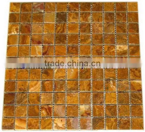 Amazing New Style BROWN GOLDEN ONYX MOSAIC TILES COLLECTIONS photo-6