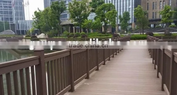 Artistic Waterproof Wpc Fence Railing Trellis for the Garden photo-2