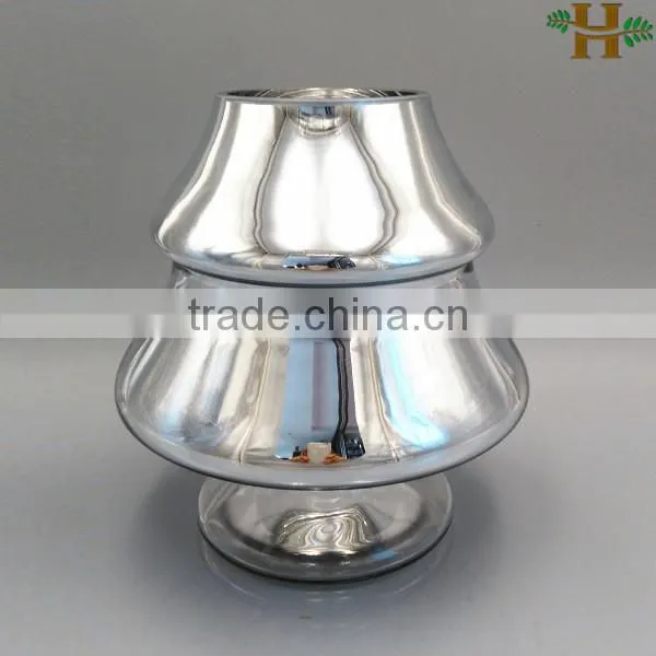 Christmas Tree Shaped Glass Vases for Decorations photo-3