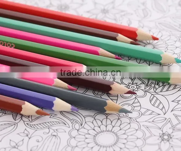 Factory Wholesale School Kids 24 Colors Recycled Wooden Colored Pencils With Tube photo-3