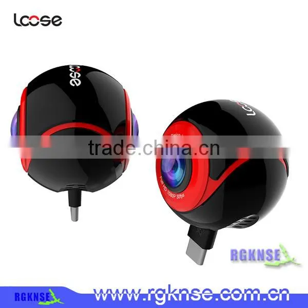 RGKNSE 1080p HD Mobile Phone APP Control 360 Degree VR Camera All View Panoramic Camera for Samsung for Huawei for Xiaomi HTC photo-5