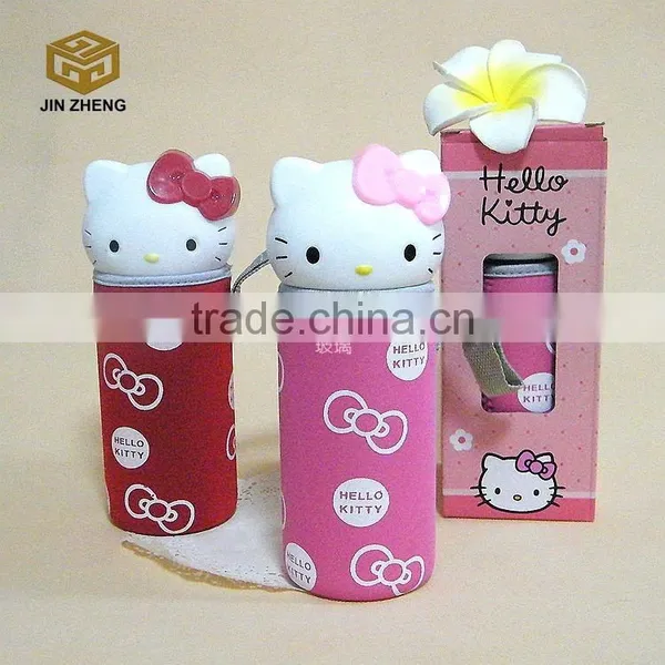 High Borosilicate Water Cup, Cute Pet Glass Water Cup Wholesale photo-2