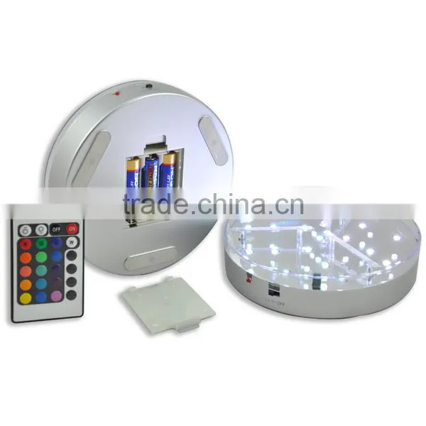Hotsales Cheap Rechargeable Wedding Led Light Bases photo-2