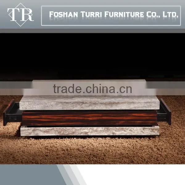 Modern Living Room Furniture Marble Top Coffee Table for Sale photo-6