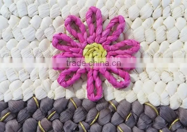 Beautiful Maize Straw Woven Beach Basket photo-5