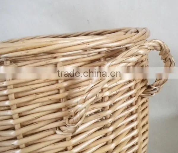 Wicker Knitting Picnic Basket Wicker Hamper Basket With Lid photo-3