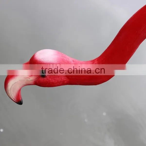 Large Outdoor Garden Decoration Resin Craft Fiberglass Flamingo Statue photo-4