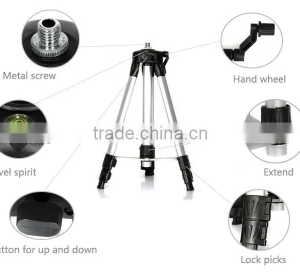 Laser Level (4V1H) Infrared Rotary Cross Line With Detectors Horizontal and Vertical Laser photo-6