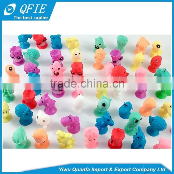 2017 Newest Products Mini Rubber Colorful Cartoon Stikeez Bulk Animal Toys for Coin Machine photo-6