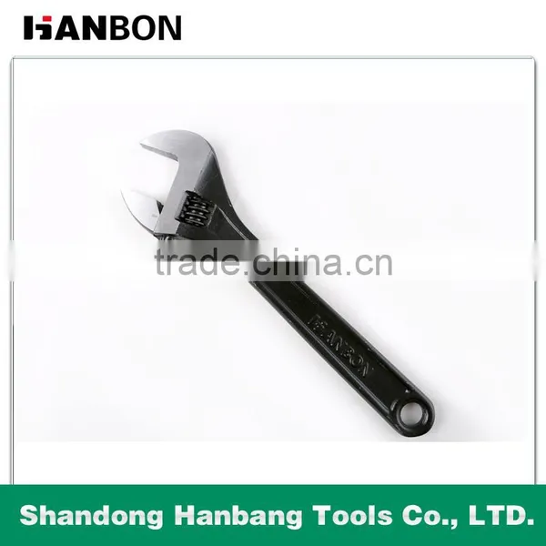 Black Finish Adjustable Wrench and Spanner photo-2