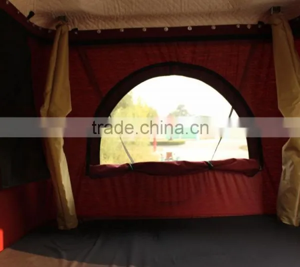 White Fiberglass Pop up Auto Roof Tent Hard Shell Top Roof Tent photo-5
