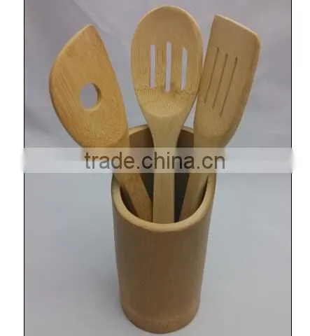 Bamboo Kitchen Tools Bamboo Utensil Holder Kitchen Cutlery Holder photo-2