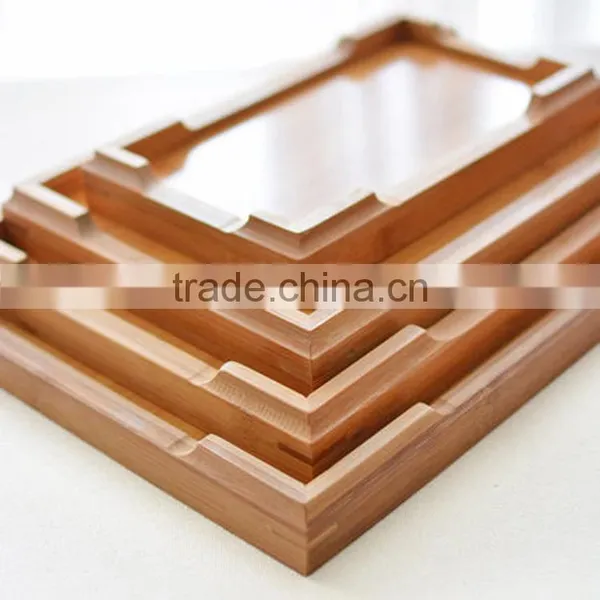 Simple Superior 2017 Bamboo Tableware Fruit Vegetable Bamboo Serving Tray photo-3