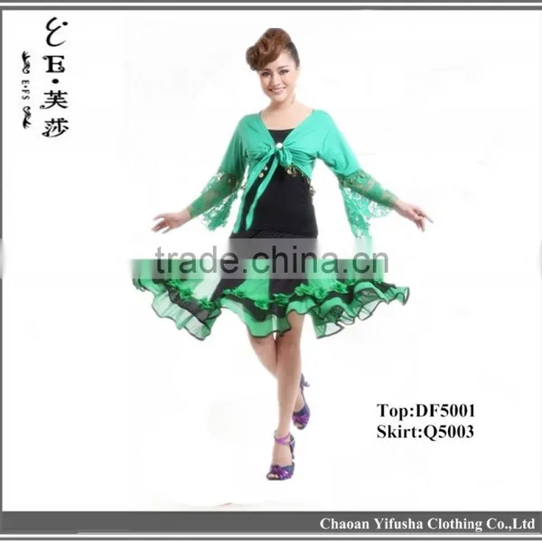 Elegant Charming Seamed Latin Dance Petticoat Belly Dance Petticoat photo-4
