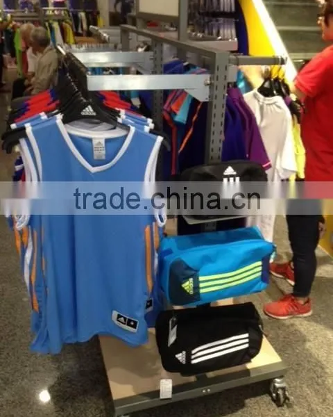 Multi Functional Slotted Rack Clothing Showcase photo-3