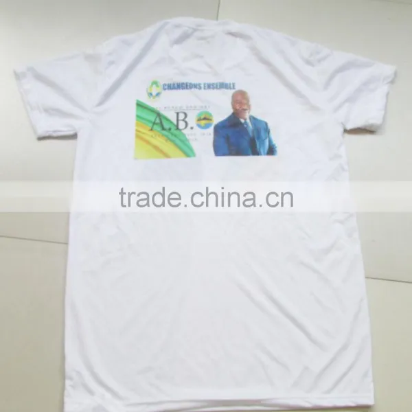 White 100% Polyester Culture Clothing Custom Election T-shirt Wholesale From China photo-3