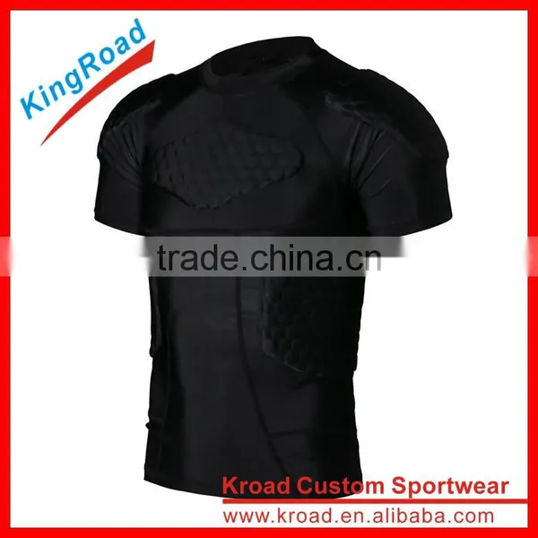 2016 Custom Made Clothing Manufacturers Men's Padding Compression Shirt Design photo-2