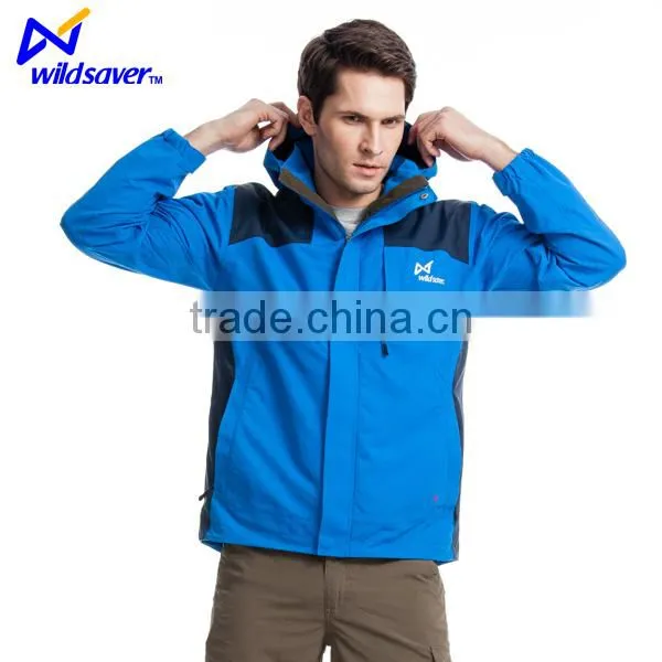 LED Flashing Camping Hiking Climbing Windbreaker Jackets for Man Adventuring photo-4
