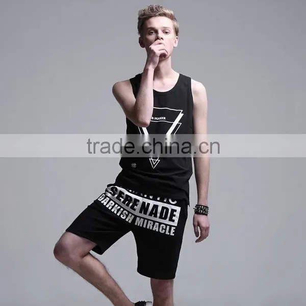2015 High Quality Men's Vest Men's Tank Top for Sportswear Men's Singlet With Side Zipper photo-4