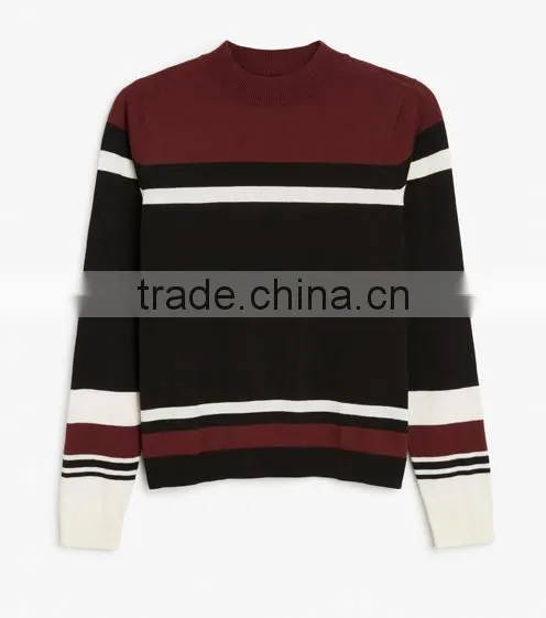 Women Round Neck Pullover Routine Handmade Knitting Sweaters for Wholesale photo-2
