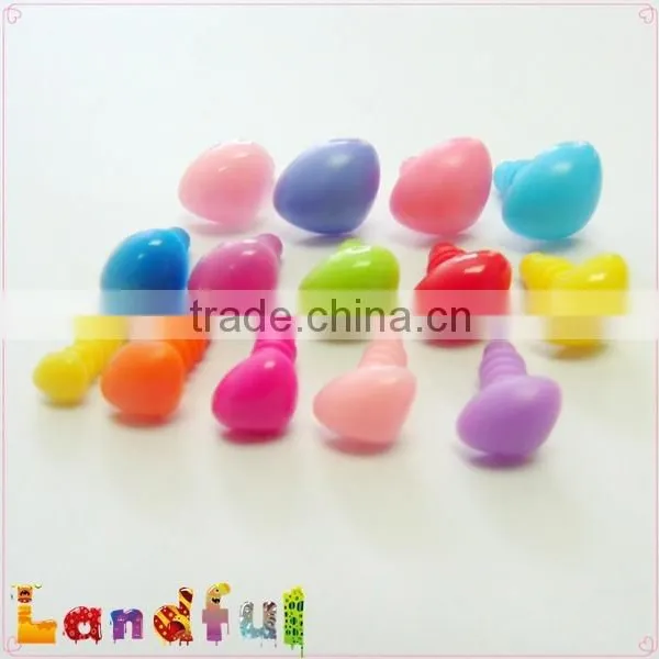 Colorful Plastic Triangle Nose Stuffed Animal Nose Craft Doll Nose photo-2