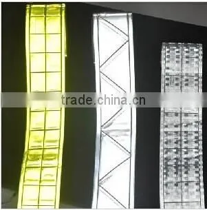 High Visibility PVC Crystal Reflective Tape for Safety Clothing photo-2
