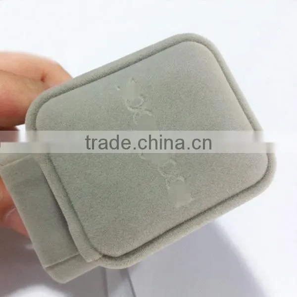 Soft Flocked Velour Jewelry Box Ring Box Gift Packing photo-4