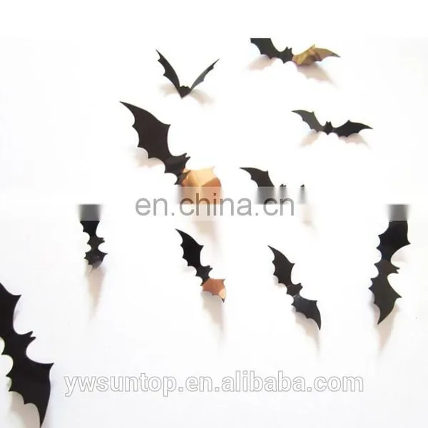 3D Halloween Theme Bats Window/Wall Sticker Halloween Decoration Home Decoration photo-3