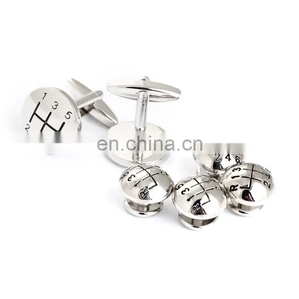 Men's Shirt Cufflink Studs Car Stalls Design Gift Cufflinks photo-2