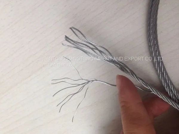 Hot Dip Galvanized Steel Wire Rope 7x7 photo-2