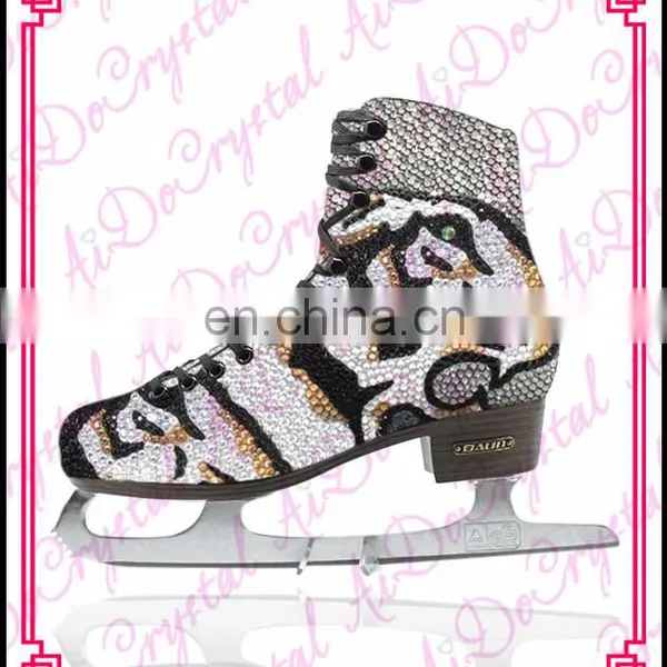 Aidocrystal Seven Rainbow Color Figure Skating Ice Skate Shoes ,ice Figure Shoes Ice Skate Sharpening photo-4