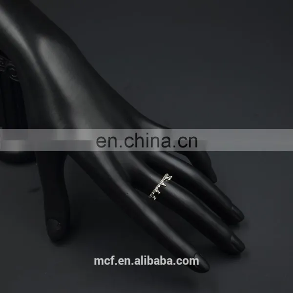 MCR-0040 Fashion Latest Crown Shaped Novel Ring Designs for Girls photo-2