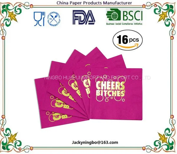 Paper Napkins, Luncheon Party Napkins Serviettes Printed Birds 20 Count 2-Ply, 13 x 13 Inch photo-2