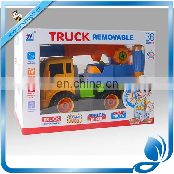 Most Popular Design DIY Removable Truck Inertial Crane TruckToy