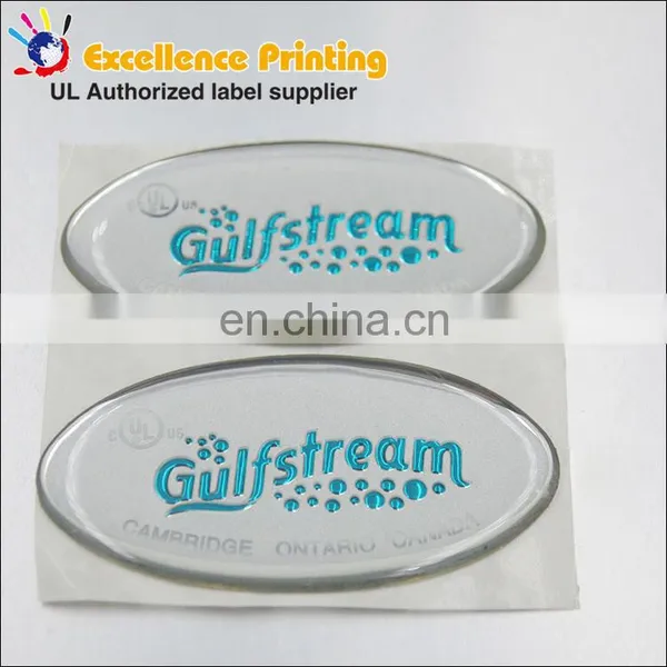 New Desugn Custom 3d Printing Epoxy Resin Labels photo-5