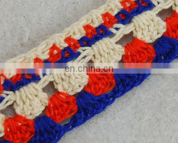 Italy Design 2017 Fashion Colorful Cotton Handmade Trimming photo-3
