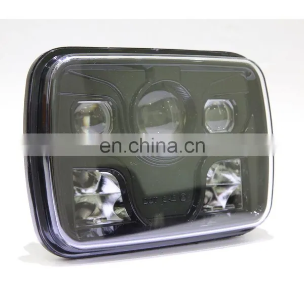 CZG-5780 2017 Newest off Road Hi/Lo Beam 5*7 Led Head Lamp h4 Motorcycle Led Driving Light for Harley Davison ForJeep Wrangler photo-2