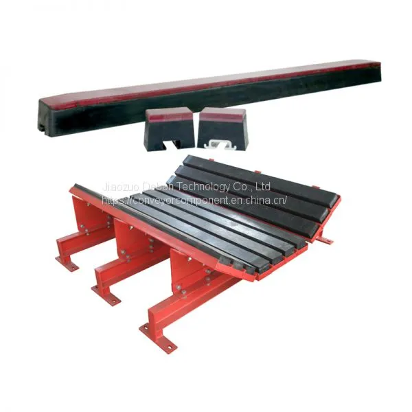 Mining Feed Point UHMWPE Belt Conveyor Rubber Impact Bar for Loading Zone