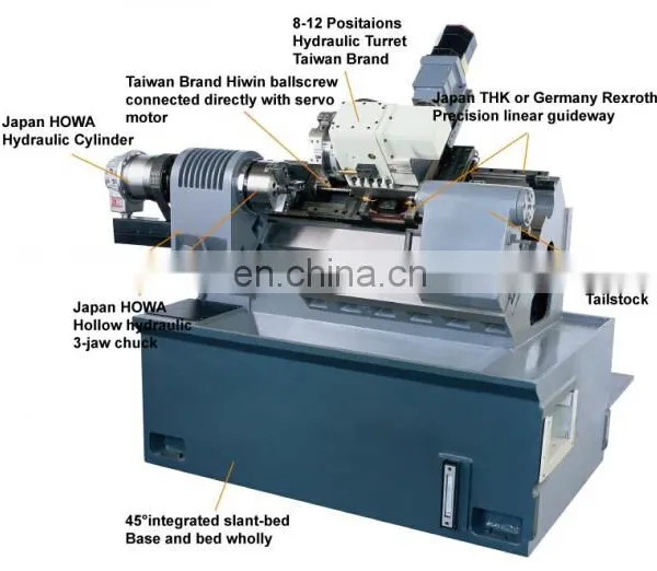 CK60T Turning Center Slant Bed CNC Lathe Machine photo-2
