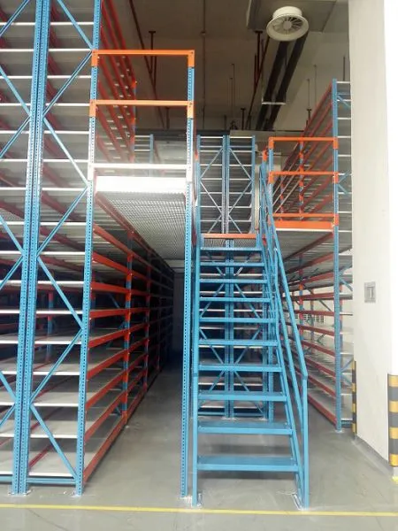 Metal Storage Shelves Shelf Supported Mezzanine Infinitely Adjustable photo-2