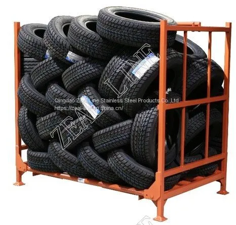 Warehouse Storage Heavy Duty Steel Stacking Tire Racking Tire Rack photo-5