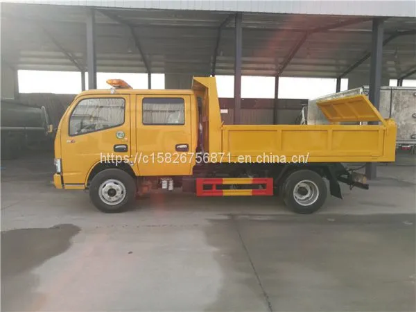 The Five Dongfeng Two-seater Small Dump Truck photo-3