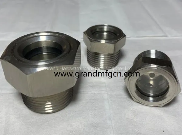 SS304 Oil Level Sight Glass Oil Gauge for Gearbox Oil Container Gasoline Oil Tank 1500PSI photo-5