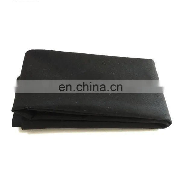 1mm Black Nonwoven Felt Fabric Polyester Needle Felt photo-3