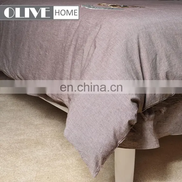 100% Cotton Soild Color Comforter Quilt Set Bed Sheet Cover Sets Queen Size Home Bedding Sets photo-3