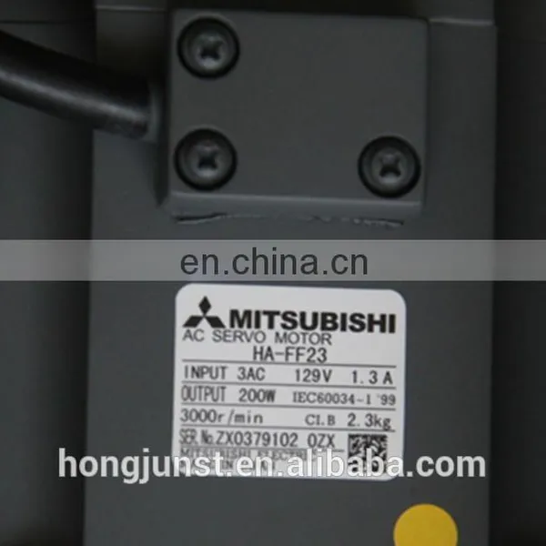 Original MITSUBISHI 129V 200W ac Servo Motor HA-FF23 / HA-FF23B photo-2