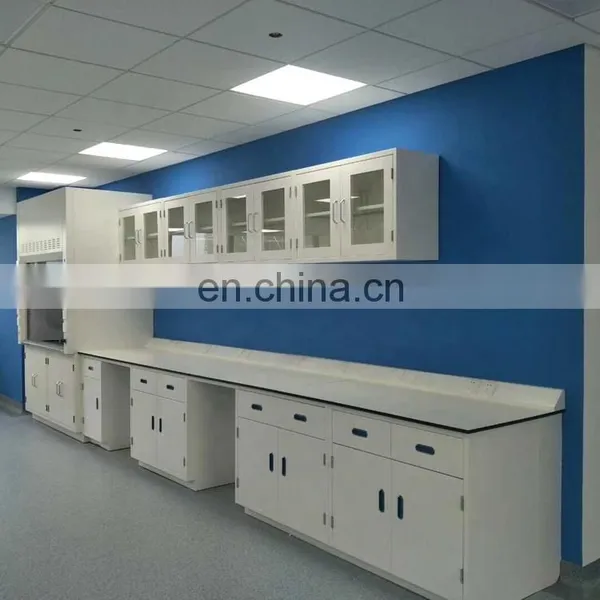 Customized Chemical Laboratory Floor Mounted Worktable Work Bench photo-3